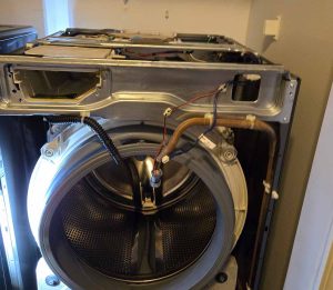 Electrolux washing machine, mid-repair
