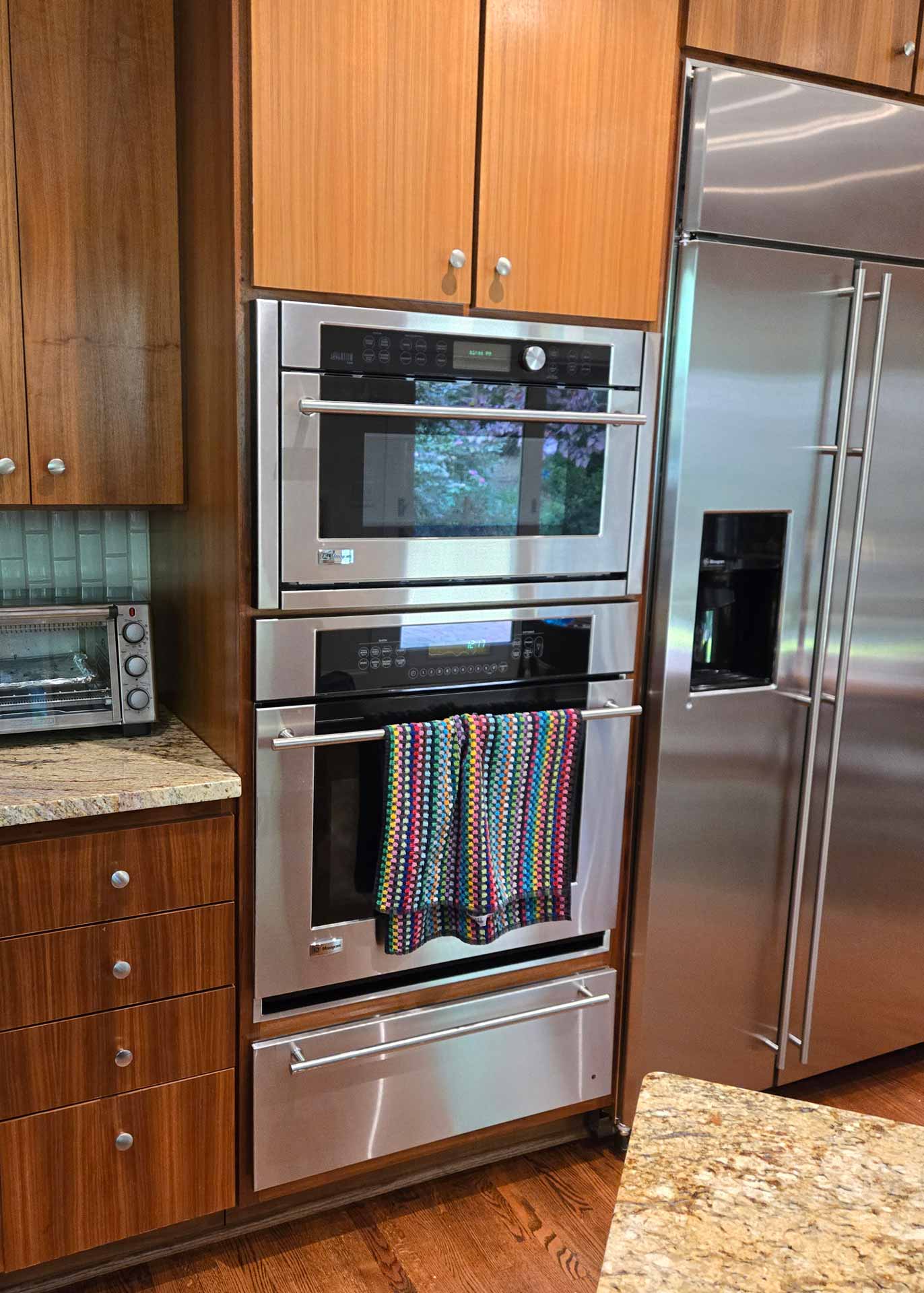 GE Monogram wall oven in Matthews home